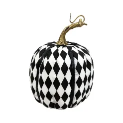 Figurines^Liberty Floral Fabric Harlequin Pumpkin, Large