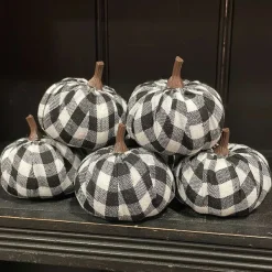 Home Accents^Liberty Floral Fabric Pumpkins In A Bag-Set Of 6