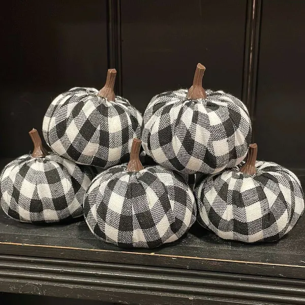 Focal Points^Liberty Floral Fabric Pumpkins In A Bag-Set Of 6