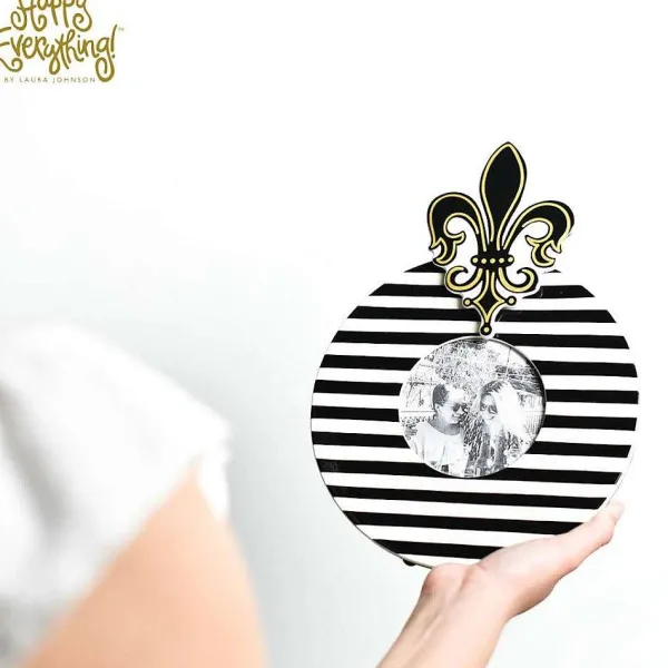 Mardi Gras^Happy Everything Fancy Fleur Mini Attachment By !