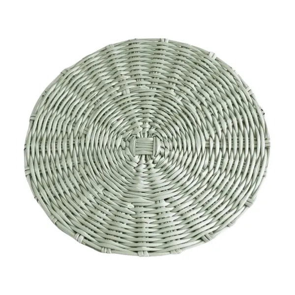 Kitchen & Dining^Beatriz Ball Faux Wicker Placemats, Sage