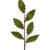 Floral^Regency Felt Leaf With Peppermint Edge Spray