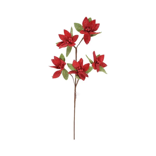 Sprays^Direct Export Co. Felt Poinsettia Spray