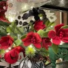 Floral^Direct Export Co. Felt Poinsettia Spray