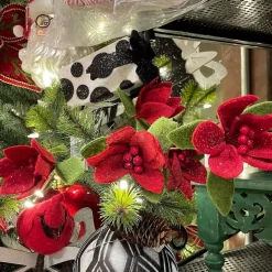 Floral^Direct Export Co. Felt Poinsettia Spray