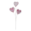 Floral^Craig Bachman Felt Polkadot Heart Spray, 24.5"