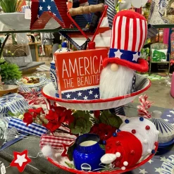 Floral^Liberty Floral Festive Fourth Of July Floral Spray