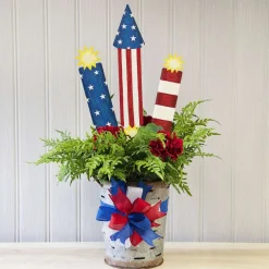 Pot Stakes^The Round Top Collection Festive 4Th Of July Stake