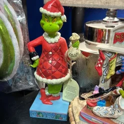 Home Accents^Department 56 Fig Grinch With Bag Of Coal, Dept. 56 Village
