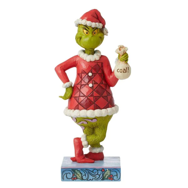 Home Accents^Department 56 Fig Grinch With Bag Of Coal, Dept. 56 Village