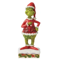 Figurines^Department 56 Fig Happy Grinch, Dept. 56 Village