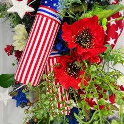 Door Decor^* Firecracker Blooms Teardrop