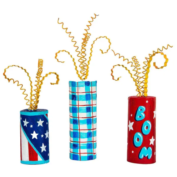 Table Decor^The Round Top Collection Firecracker Cans