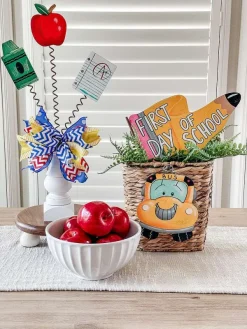 Pot Stakes^The Round Top Collection First & Last Day Of School Reversible Flag