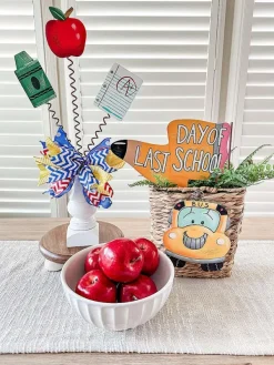 Pot Stakes^The Round Top Collection First & Last Day Of School Reversible Flag