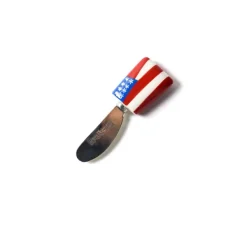 Table Decor^Coton Colors Flag Embellishment Appetizer Spreader By Happy Everything!
