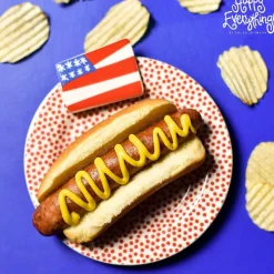 Kitchen & Dining^Coton Colors Flag Embellishment Plate By Happy Everything!
