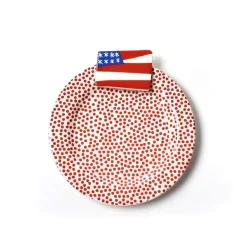 Kitchen & Dining^Coton Colors Flag Embellishment Plate By Happy Everything!