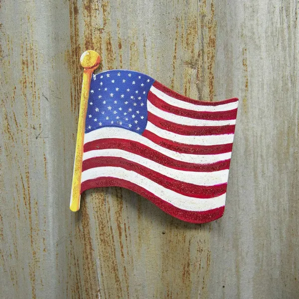 Table Decor^The Round Top Collection Flag Magnet