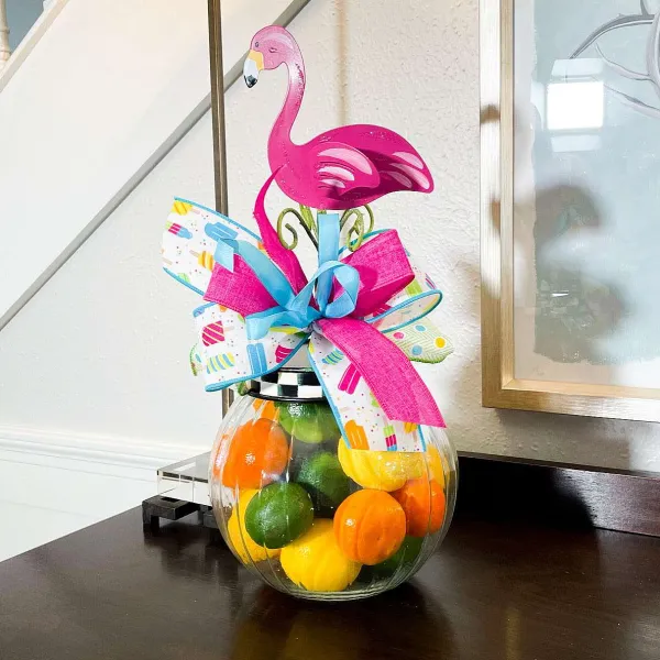 Table Decor^The Round Top Collection Flamingo Finial