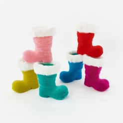 Table Decor^180 Degrees Flocked Boot, 10