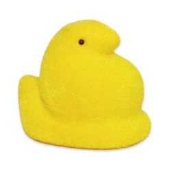 Table Decor^180 Degrees Flocked Chick Peeps, 12"