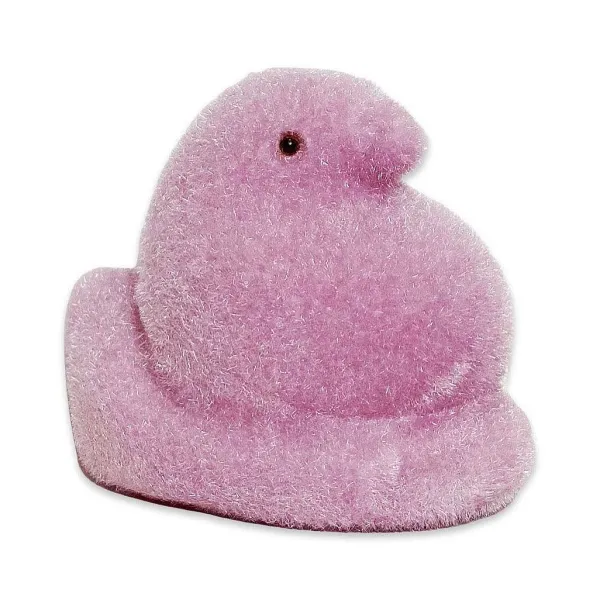 Table Decor^180 Degrees Flocked Chick Peeps, 12"