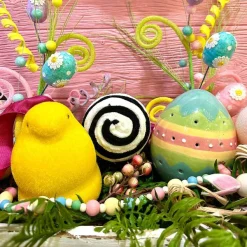 Home Accents^180 Degrees Flocked Chick Peeps, 6