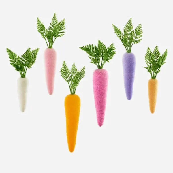 Focal Points^180 Degrees Flocked Colored Carrot