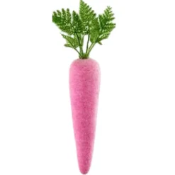 Home Accents^180 Degrees Flocked Colored Carrot
