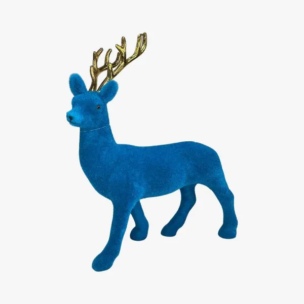 Figurines^180 Degrees Flocked Deer