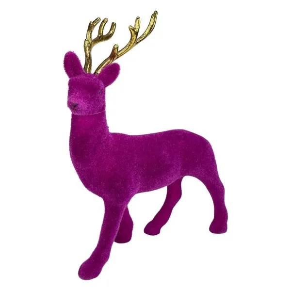 Figurines^180 Degrees Flocked Deer