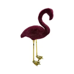 Home Accents^180 Degrees Flocked Flamingo