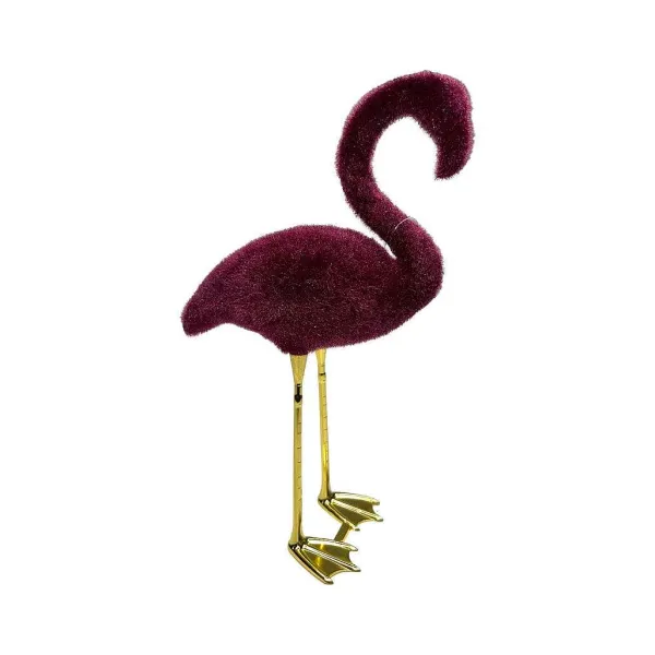 Home Accents^180 Degrees Flocked Flamingo