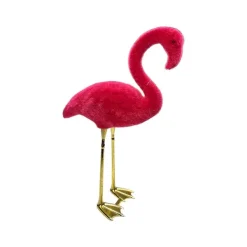Home Accents^180 Degrees Flocked Flamingo