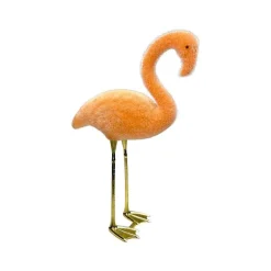 Focal Points^180 Degrees Flocked Flamingo