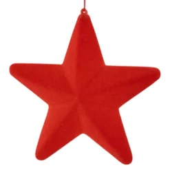 Home Accents^180 Degrees Flocked Hanging Stars, Medium
