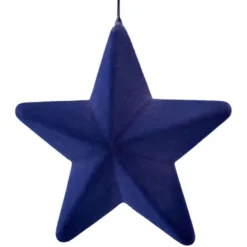 Home Accents^180 Degrees Flocked Hanging Stars, Medium