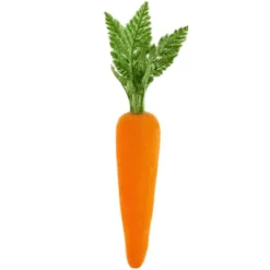 Home Accents^180 Degrees Flocked Orange Carrot