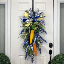 Home Accents^180 Degrees Flocked Orange Carrot