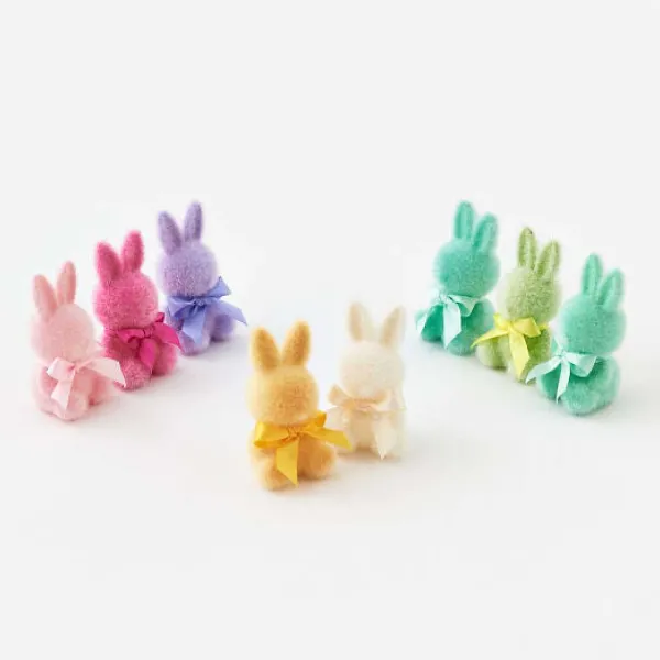 Focal Points^180 Degrees Flocked Sitting Bunny, Mini
