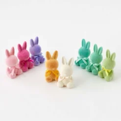 Table Decor^180 Degrees Flocked Sitting Bunny, Small