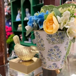 Kitchen & Dining^RAZ Floral Cachepot Container