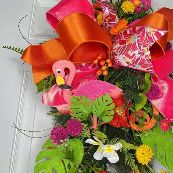 Door Decor^* Floral Frenzy Teardrop