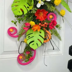 Door Decor^* Floral Frenzy Teardrop