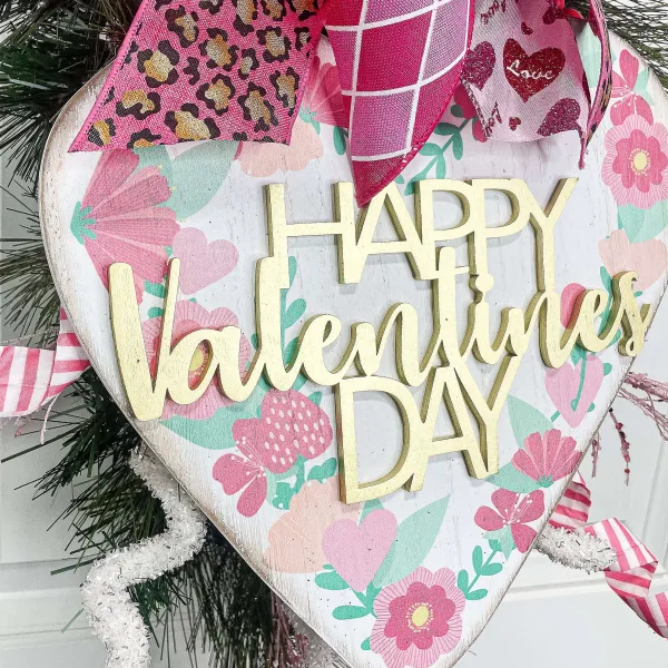 Signs^Direct Export Co. Floral Happy Valentine's Day Wall Decor