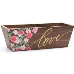 Table Decor^Burton & Burton Floral Love Planter
