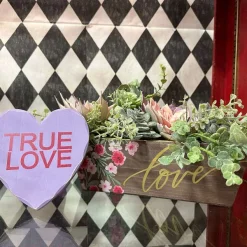 Table Decor^Burton & Burton Floral Love Planter