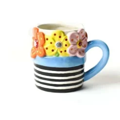 Spring Happy Everything^Happy Everything Flowers Shaped Mug By !