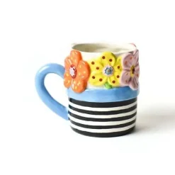 Kitchen & Dining^Happy Everything Flowers Shaped Mug By !